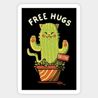 Catctus Free Hugs Cats by Tobe Fonseca Magnet